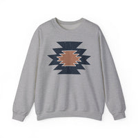 Minimal Southwest Tribal Rug Pattern Illustration Unisex Sweatshirt