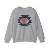 Minimal Southwest Tribal Rug Pattern Illustration Unisex Sweatshirt