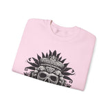 Ah Puch Death God Petroglyph Skull Unisex Sweatshirt