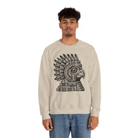 Aztec Eagle Pyramid Emblem Unisex Sweatshirt