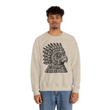 Aztec Eagle Pyramid Emblem Unisex Sweatshirt