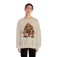 Pixel Art Mayan Jaguar Warrior Unisex Sweatshirt