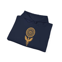 Shadow Phoenix Tribal Emblem Illustration Unisex Hoodie