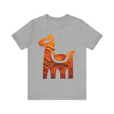 Minimalist Inca Llama Sandstone Petroglyph Unisex T-Shirt