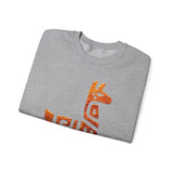 Inca Llama Rock Carving Style Unisex Sweatshirt