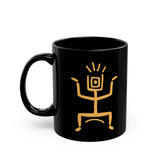 Native American Aztec Icon Black Mug
