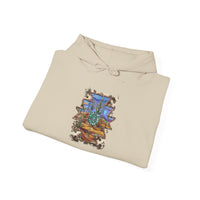 Aztec Turquoise Cactus Desert Landscape Unisex Hoodie