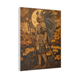 Golden Aztec Warrior Ceremony Canvas
