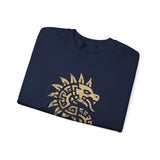 Quetzalcoatl Spiral Serpent Tribal Glyph Unisex Sweatshirt