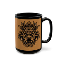 Quetzalcoatl Feathered Serpent God Black Mug