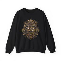 Ancient Aztec Solar Deity Mask Unisex Sweatshirt