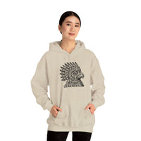 Aztec Eagle Pyramid Emblem Unisex Hoodie