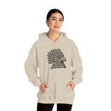 Aztec Eagle Pyramid Emblem Unisex Hoodie