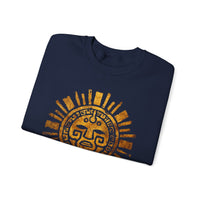 Inti Inca Sun God Petroglyph Symbol Unisex Sweatshirt