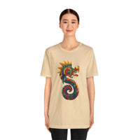 Aztec Serpent God Quetzalcoatl Modern Tribal Style Unisex T-Shirt