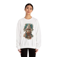 Maya Warrior Watercolor Portrait Unisex Hoodie