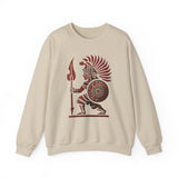 Young Warrior Glyph Pre-Hispanic Style Unisex Sweatshirt
