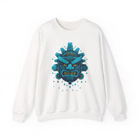 Tlaloc Rain God Tribal Glyph Style Unisex Sweatshirt