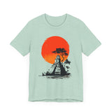 Tikal Sunset Temple Minimalist Art Unisex T-Shirt