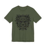 Aztec-Inspired Tlaloc God Tribe Graphic Unisex T-Shirt
