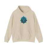 Tlaloc Rain God Tribal Glyph Style Unisex Hoodie