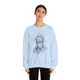 Inca Warrior Hand Drawn Tribal Portrait Unisex Sweatshirt