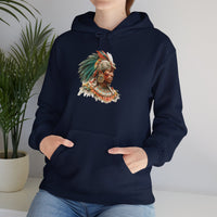 Maya Elder Warrior Watercolor Portrait Unisex Hoodie