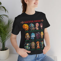 Aztec Gods Chibi Characters Pantheon Unisex T-Shirt