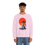 Tikal Sunset Temple Minimalist Art Unisex Sweatshirt