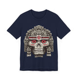Ancient Pixel Skull Totem Unisex T-Shirt