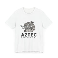 Modern Quetzalcóatl Serpent Head Logo Design Unisex T-Shirt