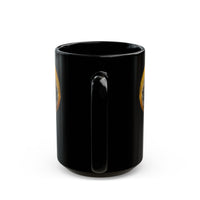 Aztec Jaguar Priestess Oracle Black Mug