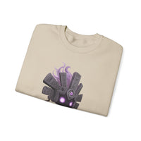 Shadow Aztec God with Glowing Eyes Unisex Sweatshirt