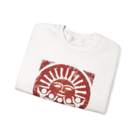 Radiant Tribal Sun Worship Inca Style Unisex Sweatshirt