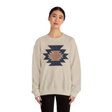 Minimal Southwest Tribal Rug Pattern Illustration Unisex Sweatshirt