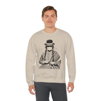 Distress Peruvian Traditional Woman Unisex Sweatshirt