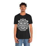 Andean Dual God Symmetry Tribal Glyph Style Unisex T-Shirt