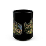 Andean Heritage Machu Picchu Village Black Mug