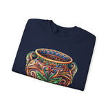 Mesoamerican Ornate Ceremonial Urn Unisex Sweatshirt