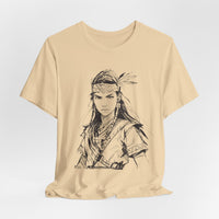 Inca Warrior Woman Fierce Andean Spirit Design Unisex T-Shirt