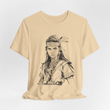 Inca Warrior Woman Fierce Andean Spirit Design Unisex T-Shirt