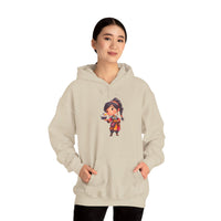 Chibi Inca Girl with Baby Condor Unisex Hoodie