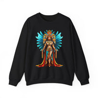 Wonder Aztec Queen Warrior Illustration Unisex Sweatshirt