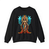 Wonder Aztec Queen Warrior Illustration Unisex Sweatshirt