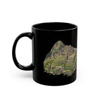 Machu Picchu Lost City Ruins Graphic Black Mug