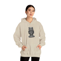Mesoamerican Monolith Head Unisex Hoodie