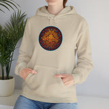 Neon Aztec Calendar Unisex Hoodie