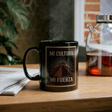 Mayan Pyramid Chichen Itza – Mi Cultura Mi Fuerza Black Mug