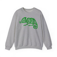 Mesoamerican Chameleon Symbol Unisex Sweatshirt