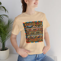 Pre-Columbian Tribal Stripe Pattern Unisex T-Shirt